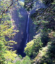振動の滝、日本の滝百選、旧久住町、