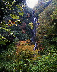秋の常清滝、三次市作木、日本の滝百選