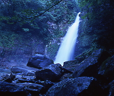 ササの滝、十津川村、日本の滝百選