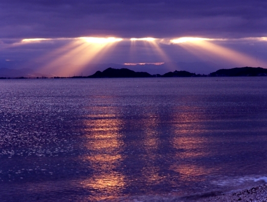 天穴光、対岸の徳島