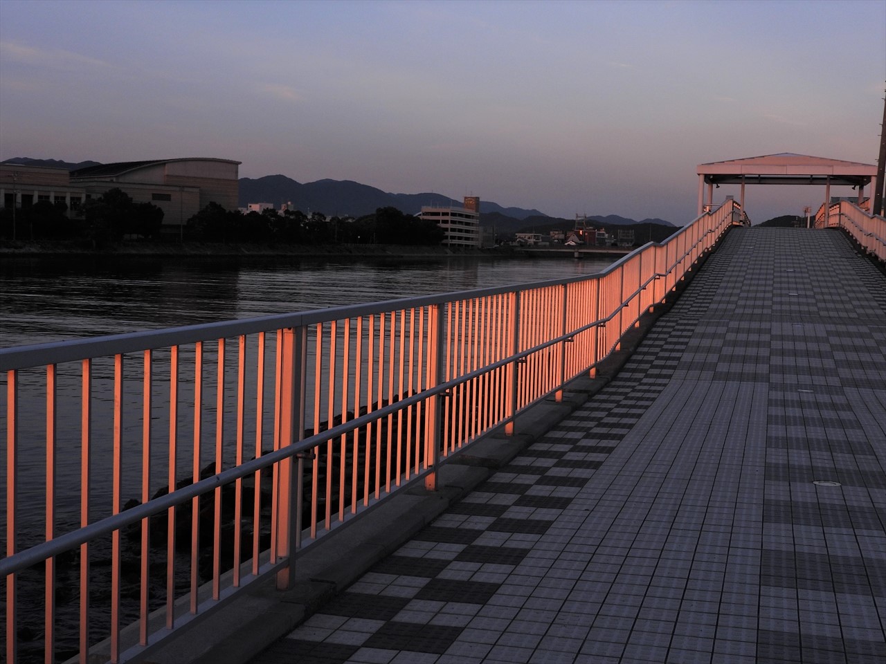 DSCN0935 (2)洲本川河口付近の遊歩道２０２２年８月３日AM５：２８