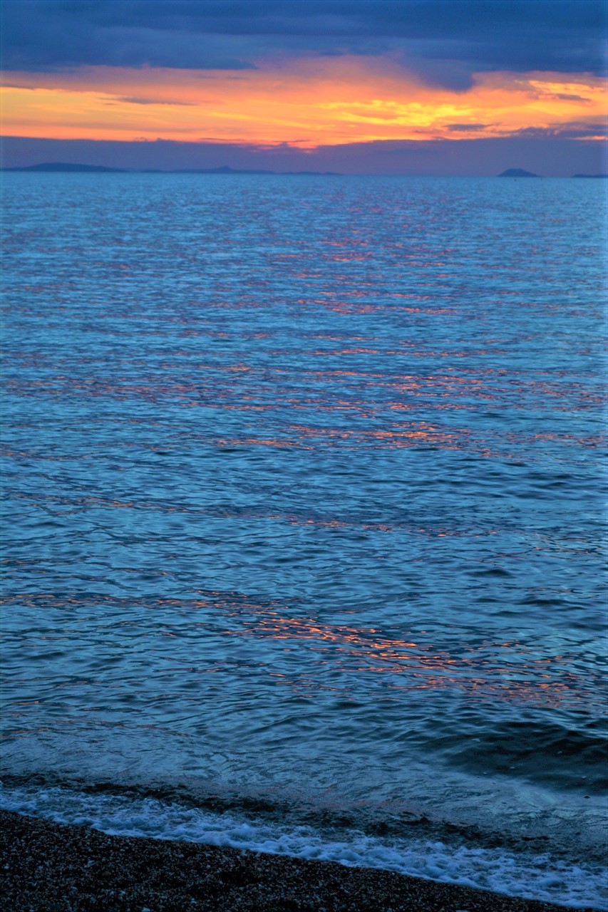 _DSC0065 (2)夕暮れの海（播磨灘）２０２１年９月６日１８：３０