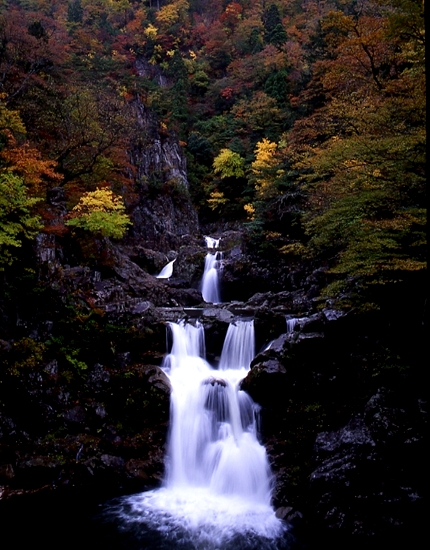三段滝、日本の滝百選